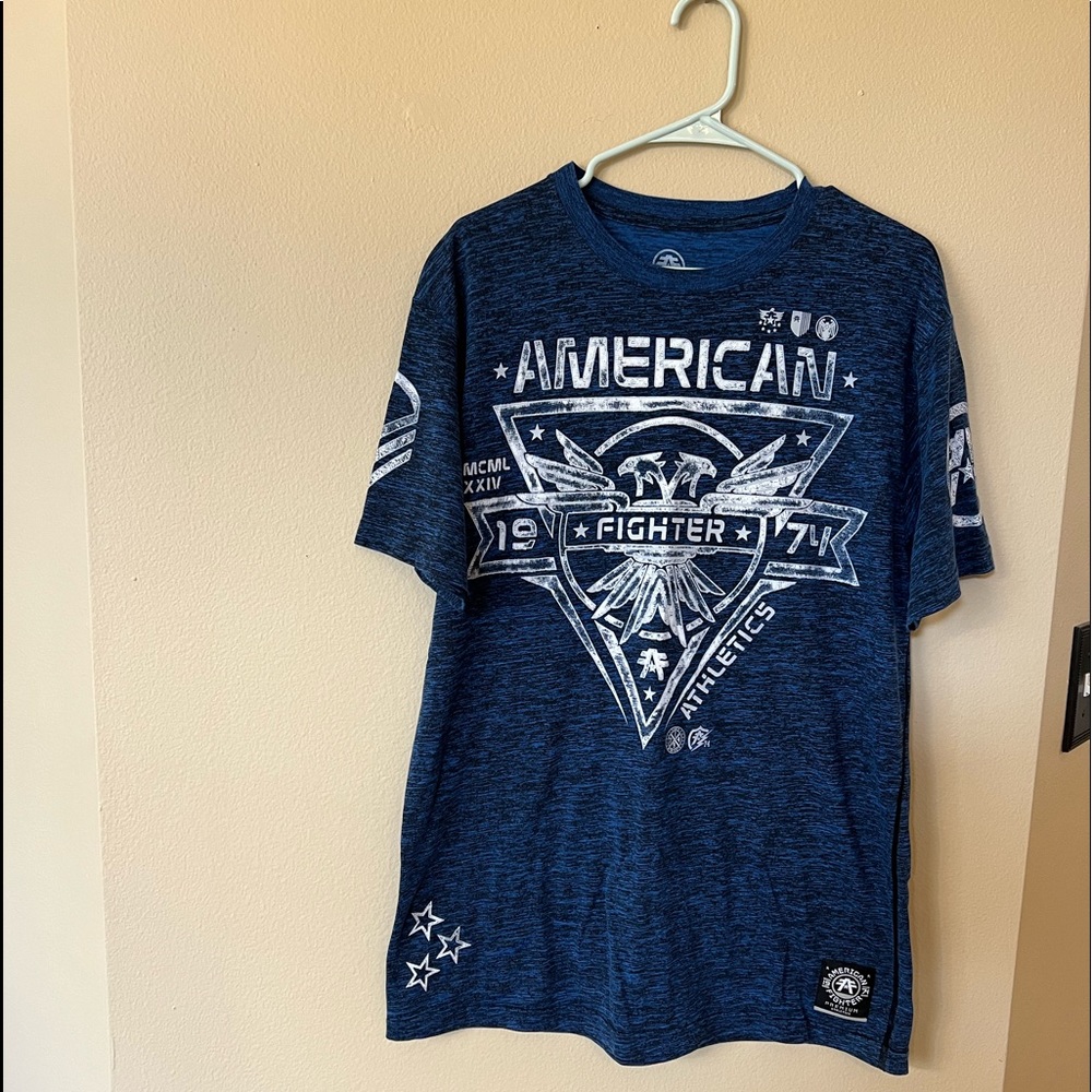 American Fighter Blue Shirt Size XL